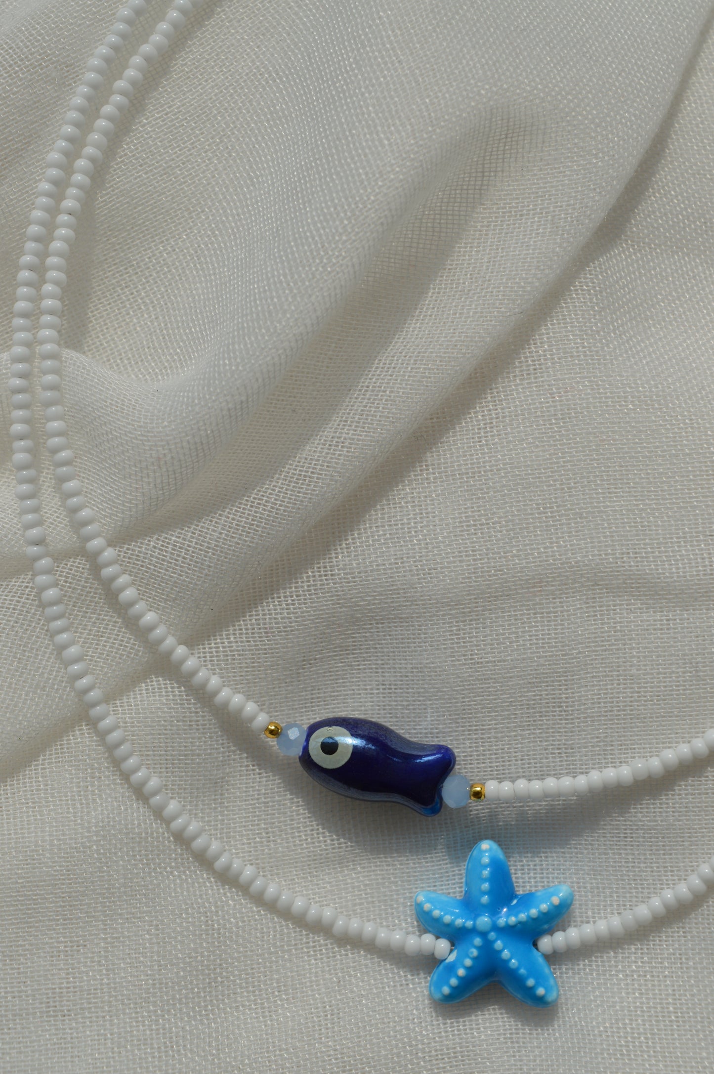 Fish Evil Eye Necklace