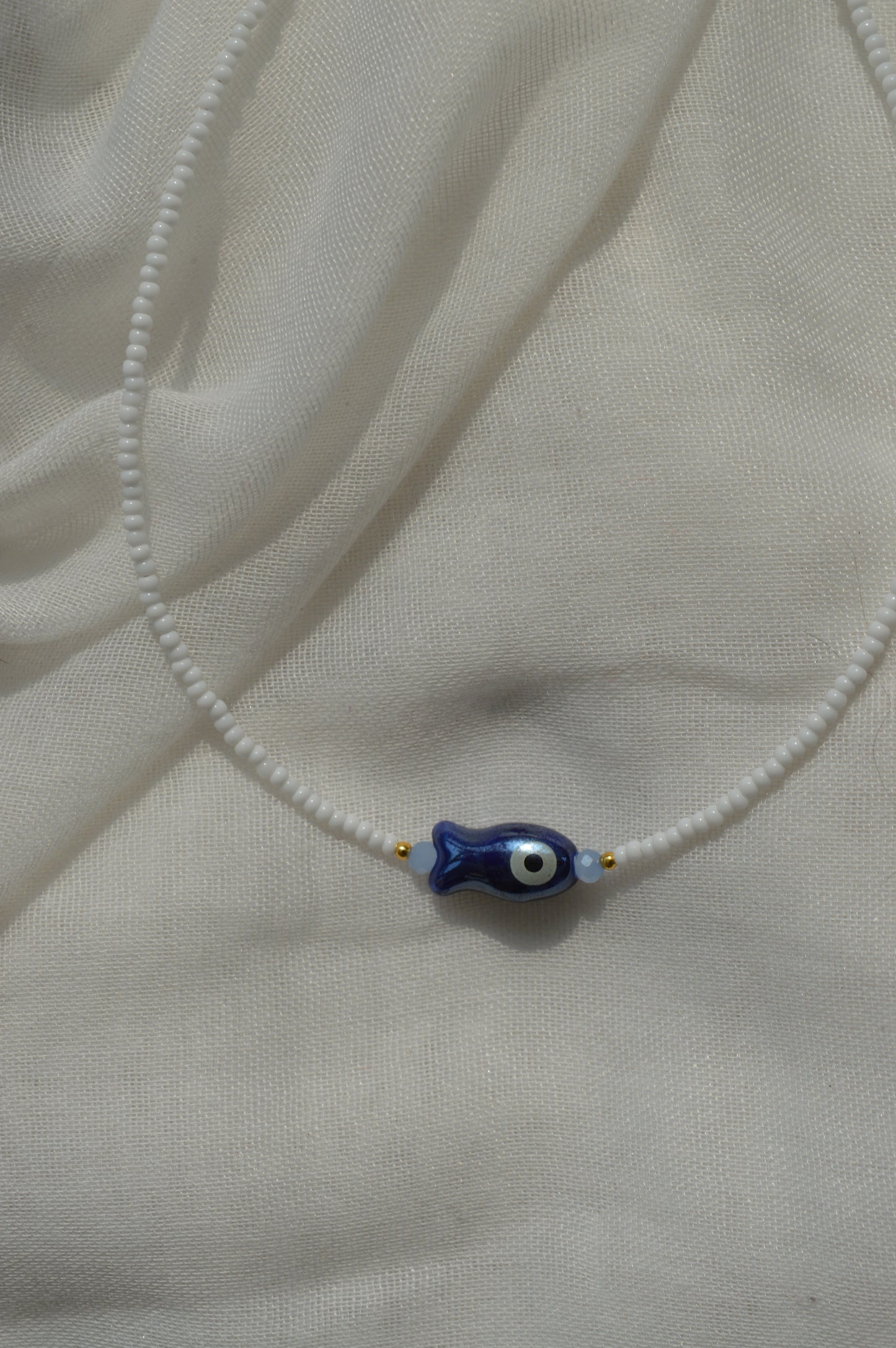 Fish Evil Eye Necklace