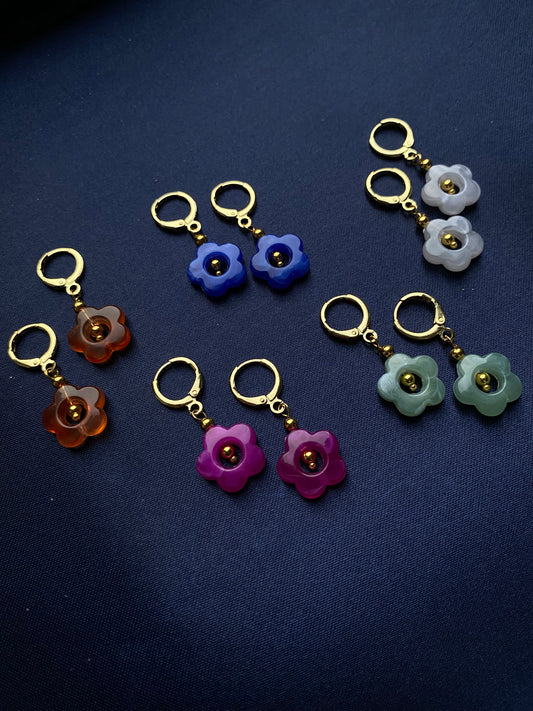 Flower Beaded Earings