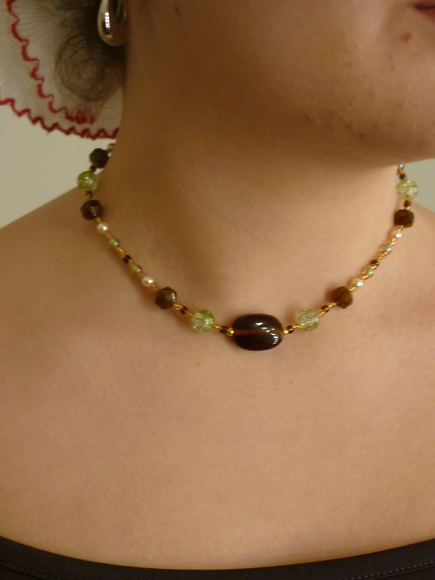 Forest Beaded Necklace